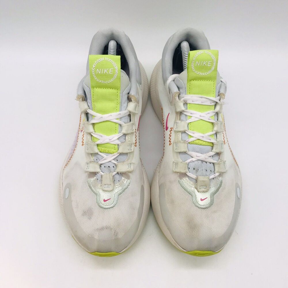Nike React Escape Run White Barely Green Sneakers… - image 5